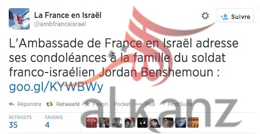 la france en israel - twitter