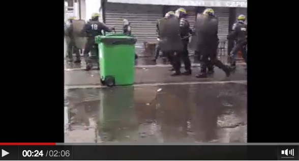 police crs ldj rue de la roquette paris 1