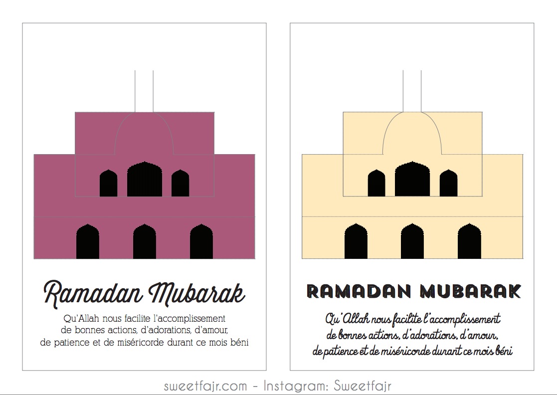 ramadan mubarak mosquee pop up 1