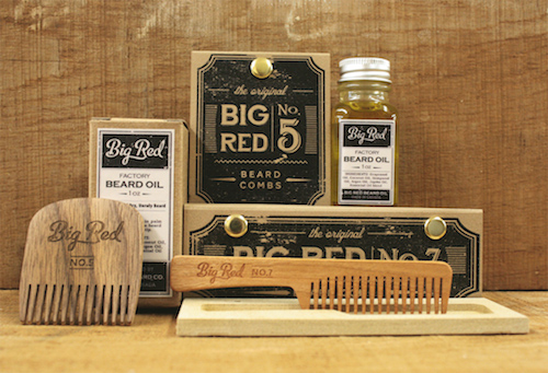 Big Red Beard Comb barbe