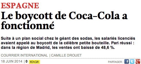 boycott coca cola