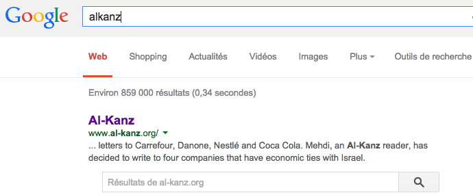 alkanz recherche google