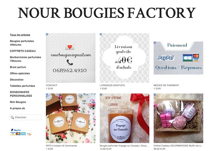 nour bougies factory