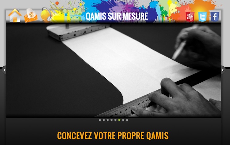 qamis sur mesure