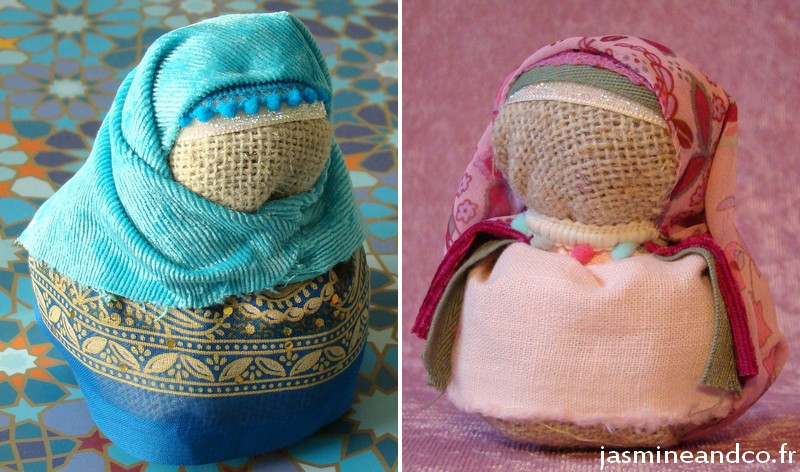 doll hijab diy