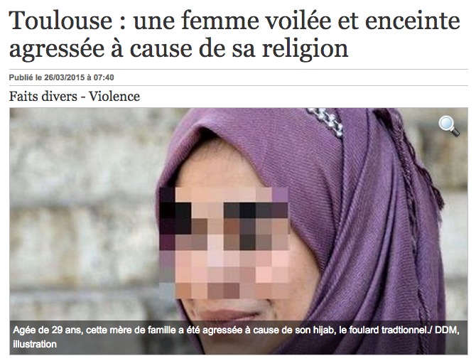 islamophobie femme voilee agressee