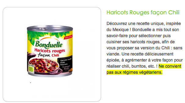 bonduelle haricots rouges