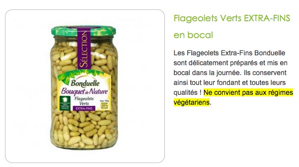 bonduelle flageolets verts extras fins