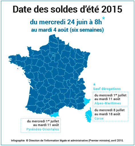 dates des soldes 2015