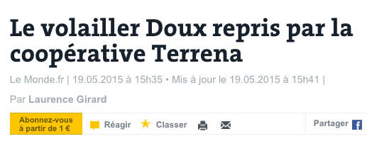 doux terrena