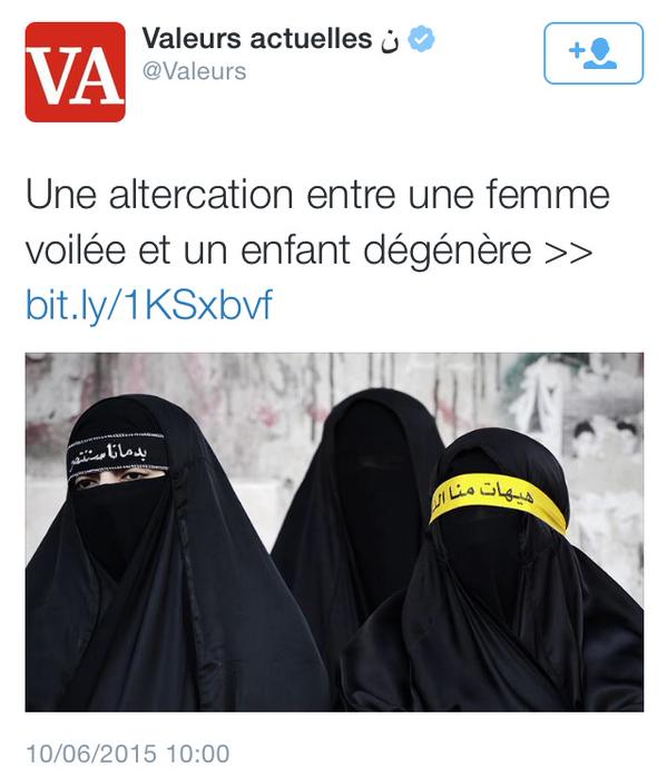 valeurs islamophobe