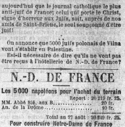 la croix antisemitisme 1890 2