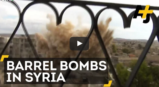 baril bombes syrie