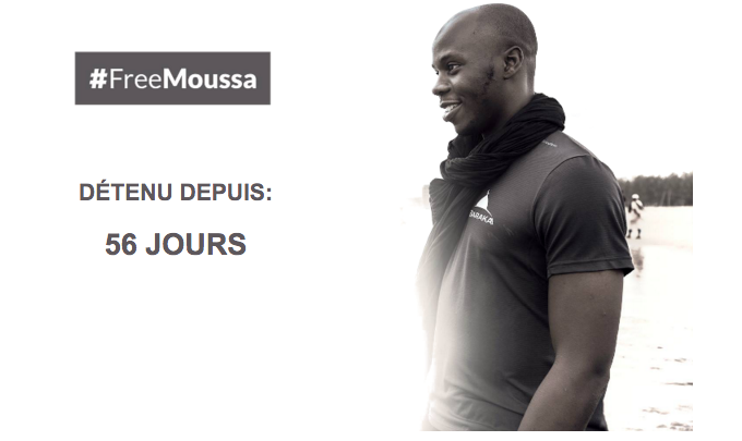 #FreeMoussa 56 jours