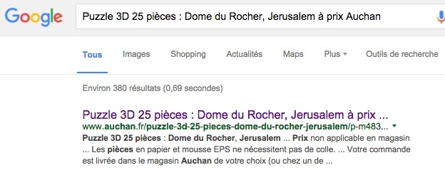 auchan dome du rocher url