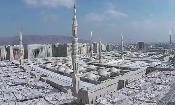 mosquee medina drone