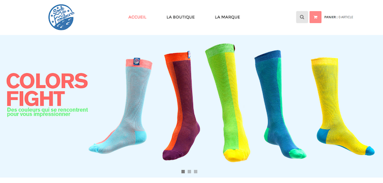 sock de couleurs