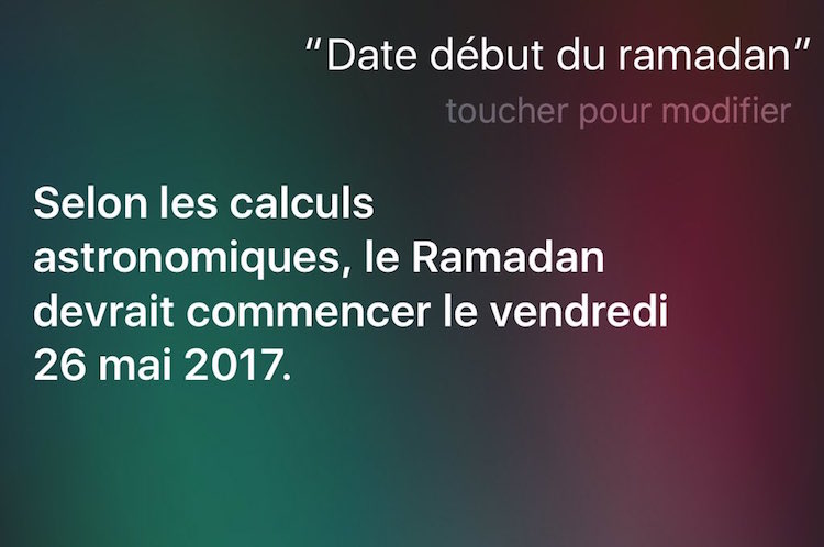 debut ramadan apple siri