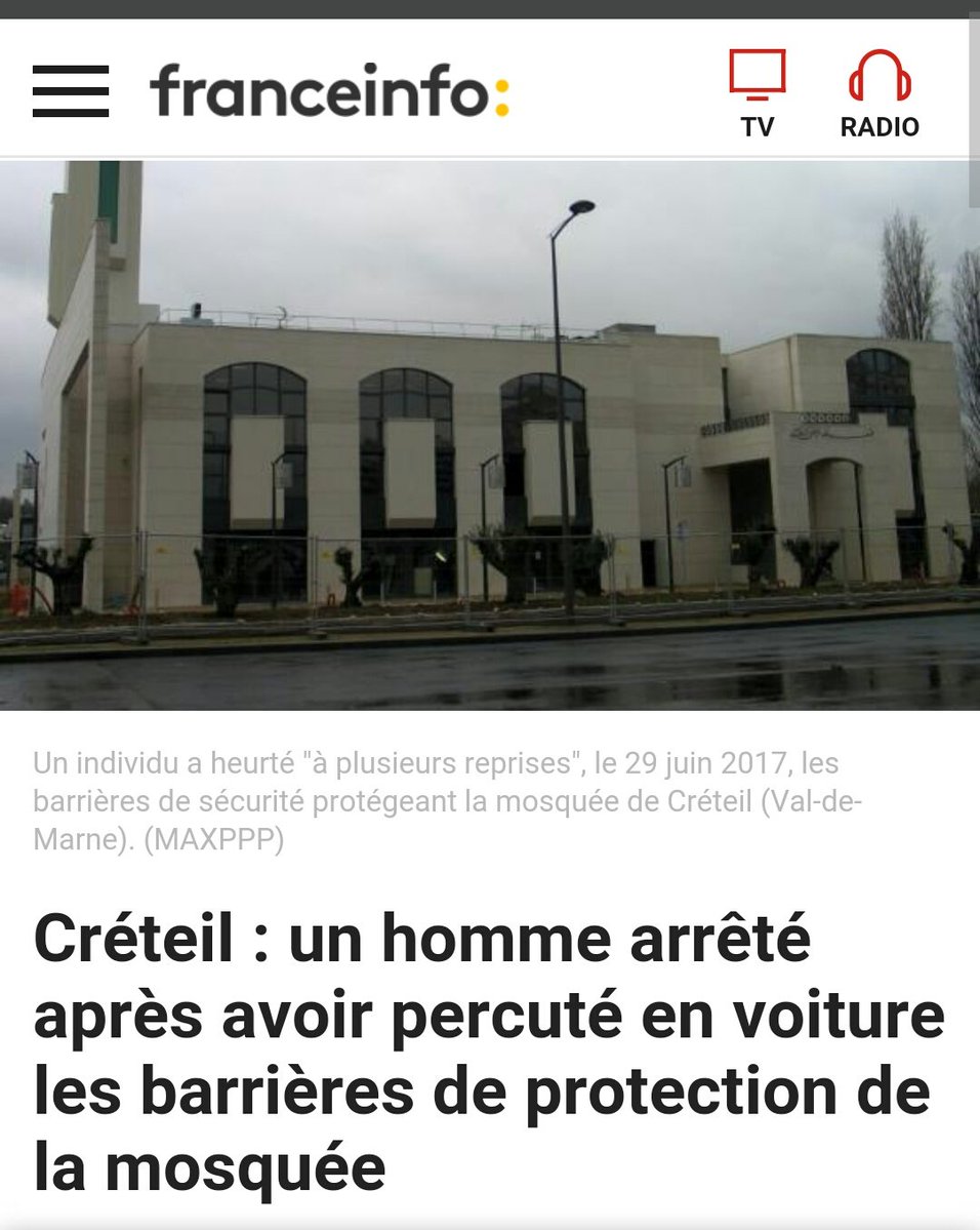 attentat mosquee creteil barriere