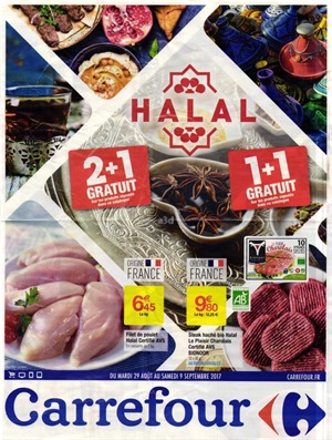 carrefour halal aout 2017