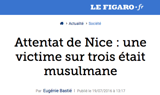 attentats France victimes musulmanes