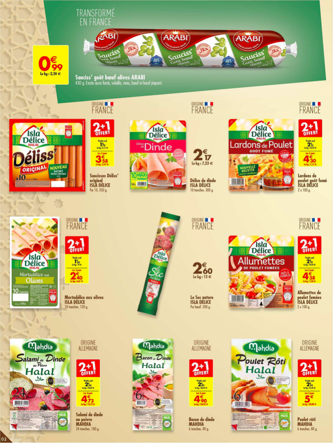 catalogue carrefour halal