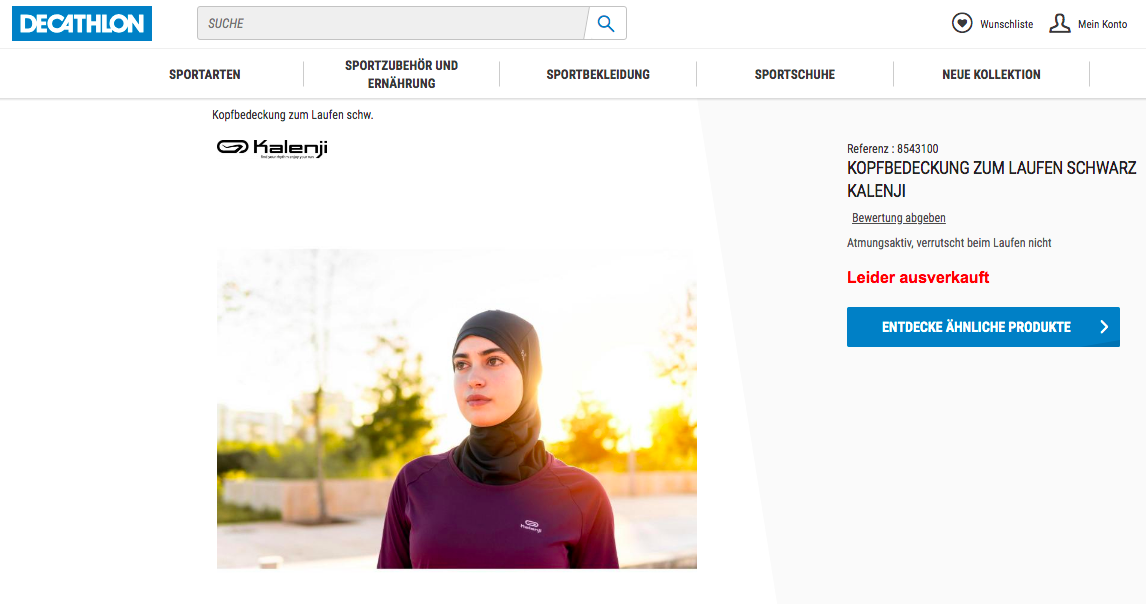 Hijab de running