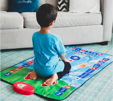 Tapis de prière musulmane interactif éducatif islamique enfant