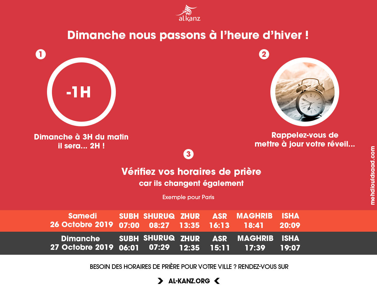 changement heure