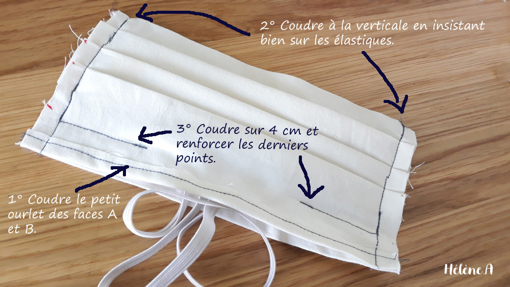 tutoriel pour coudre masque contre le coronavirus