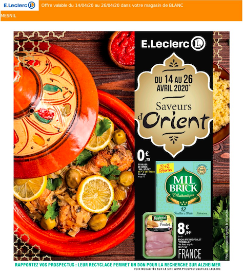 Catalogue ramadan Leclerc saveurs d'orient