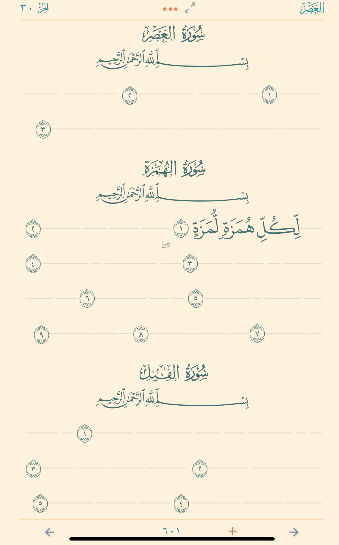 Mushaf al-muhaffidh المصحف المحفظ