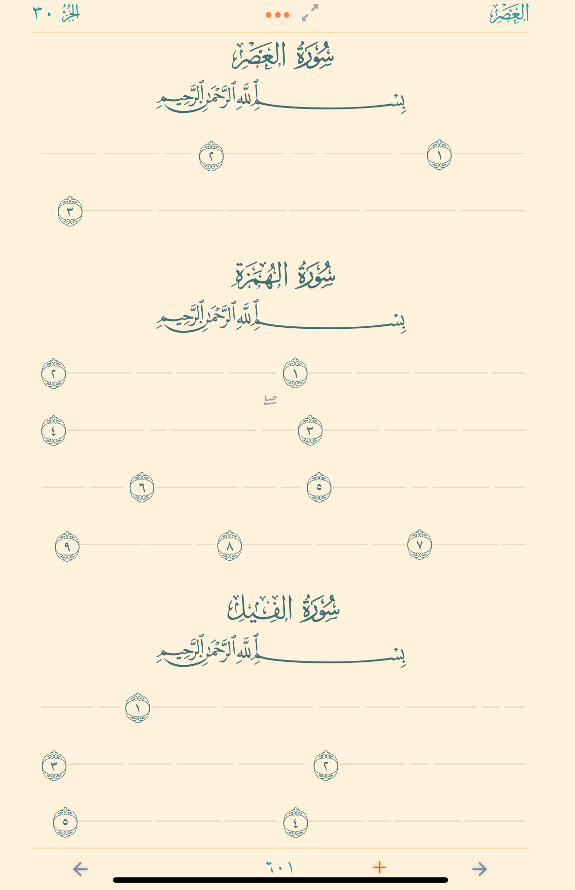 Mushaf al-muhaffidh المصحف المحفظ