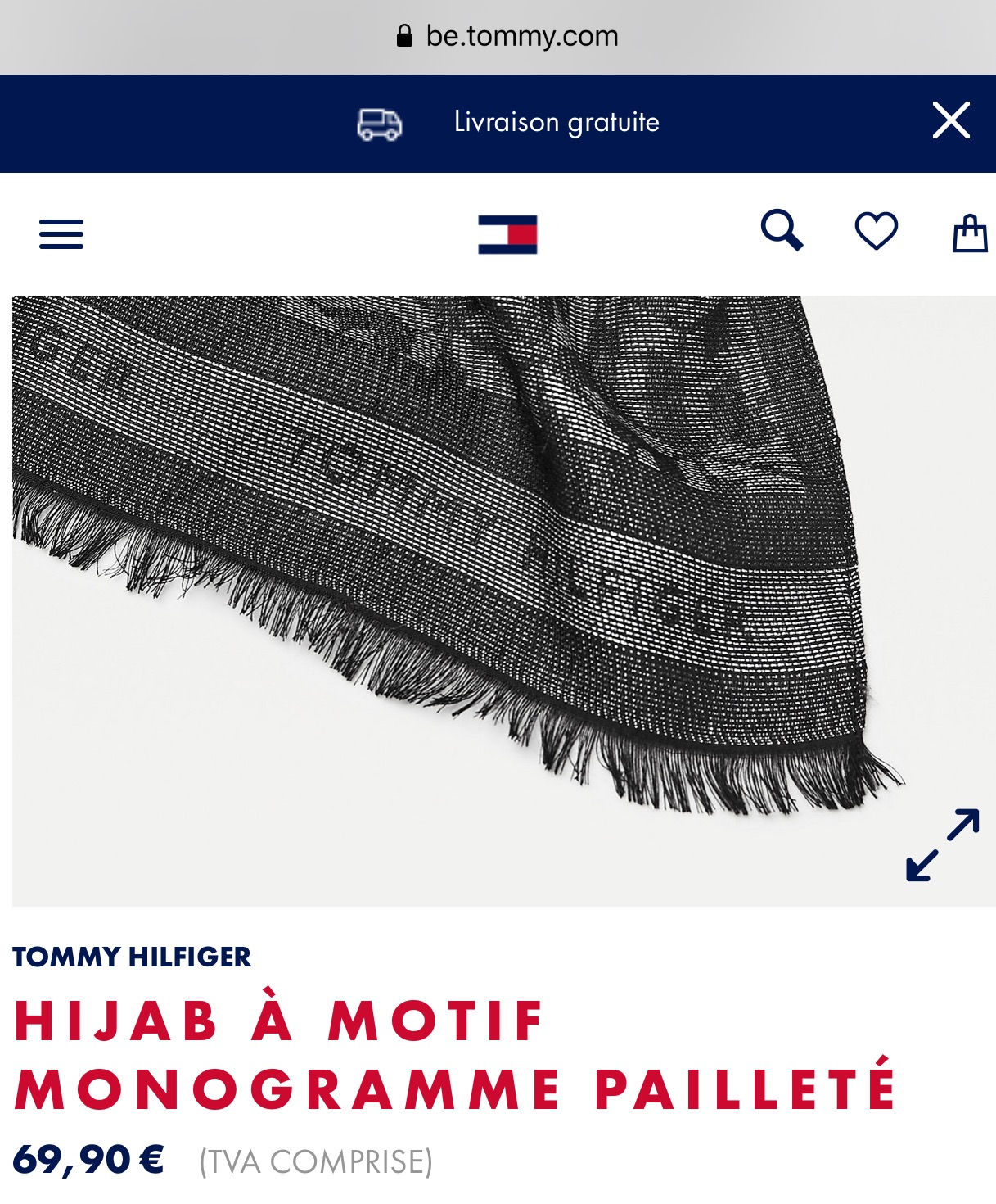 hijab Tommy Hilfiger