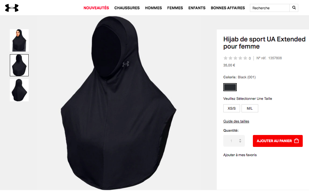 Under Armour hijab