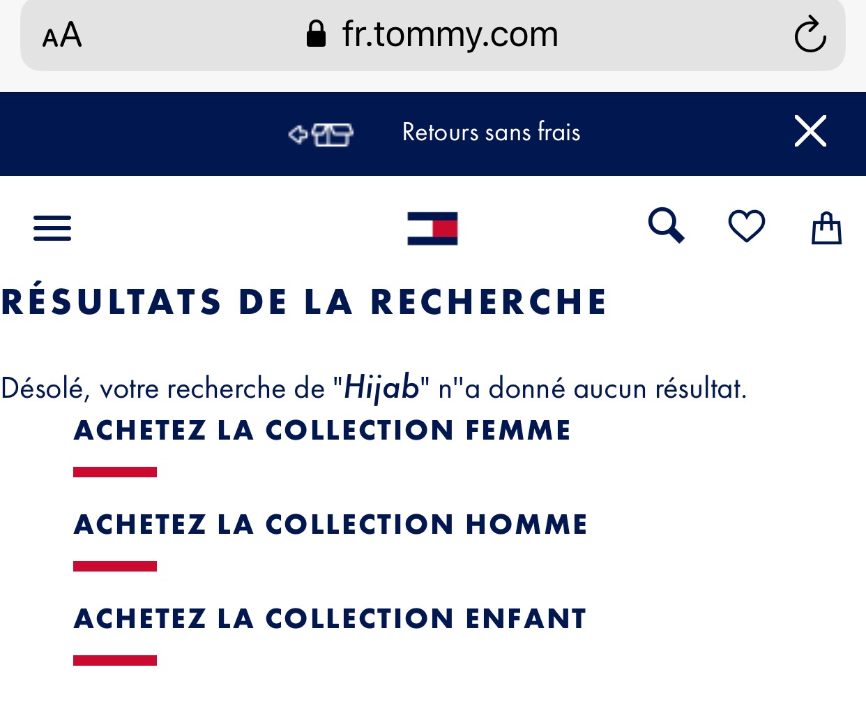 hijab Tommy Hilfiger