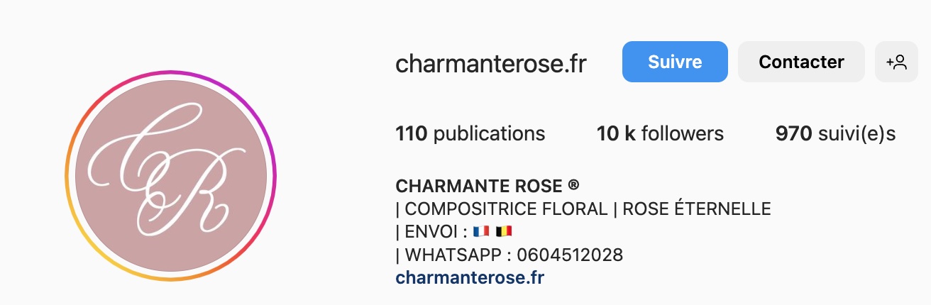 Charmante rose