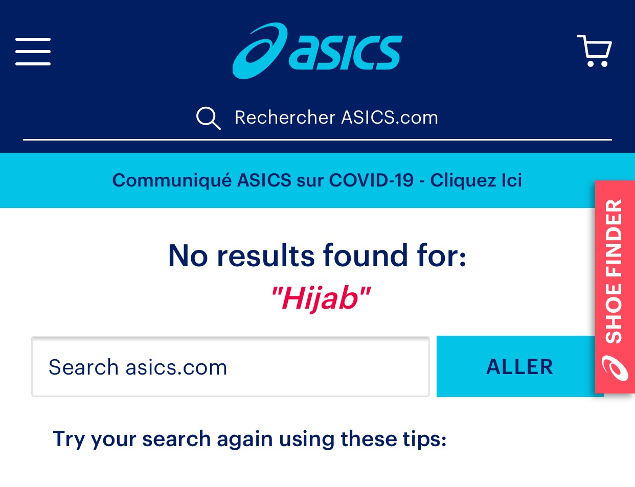 hijab Asics