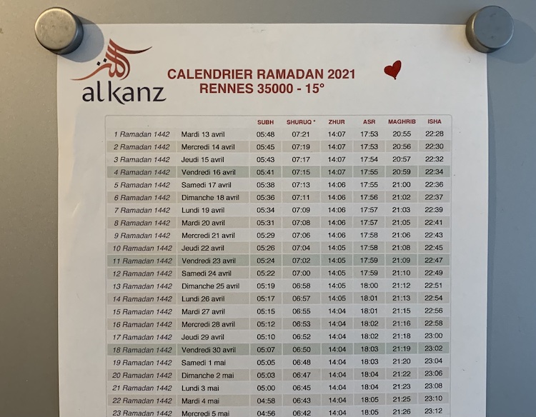 horaires