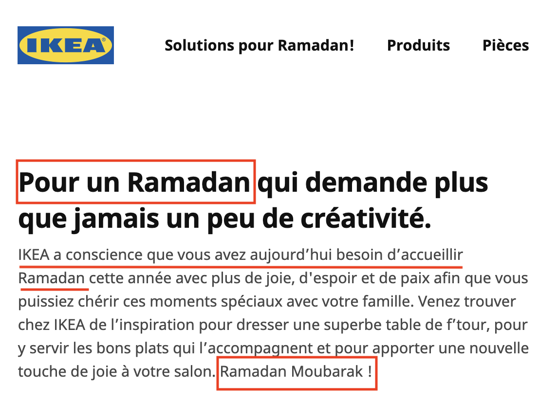 IKEA Maroc collection ramadan 2021