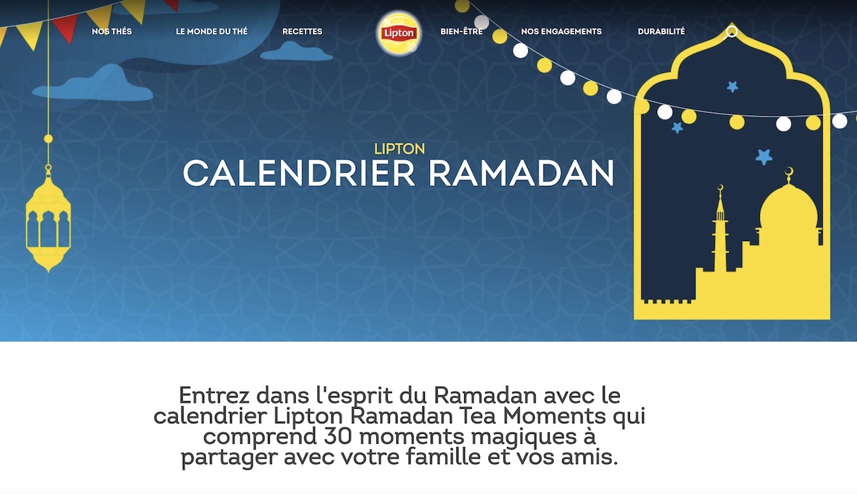 Lipton calendrier ramadan