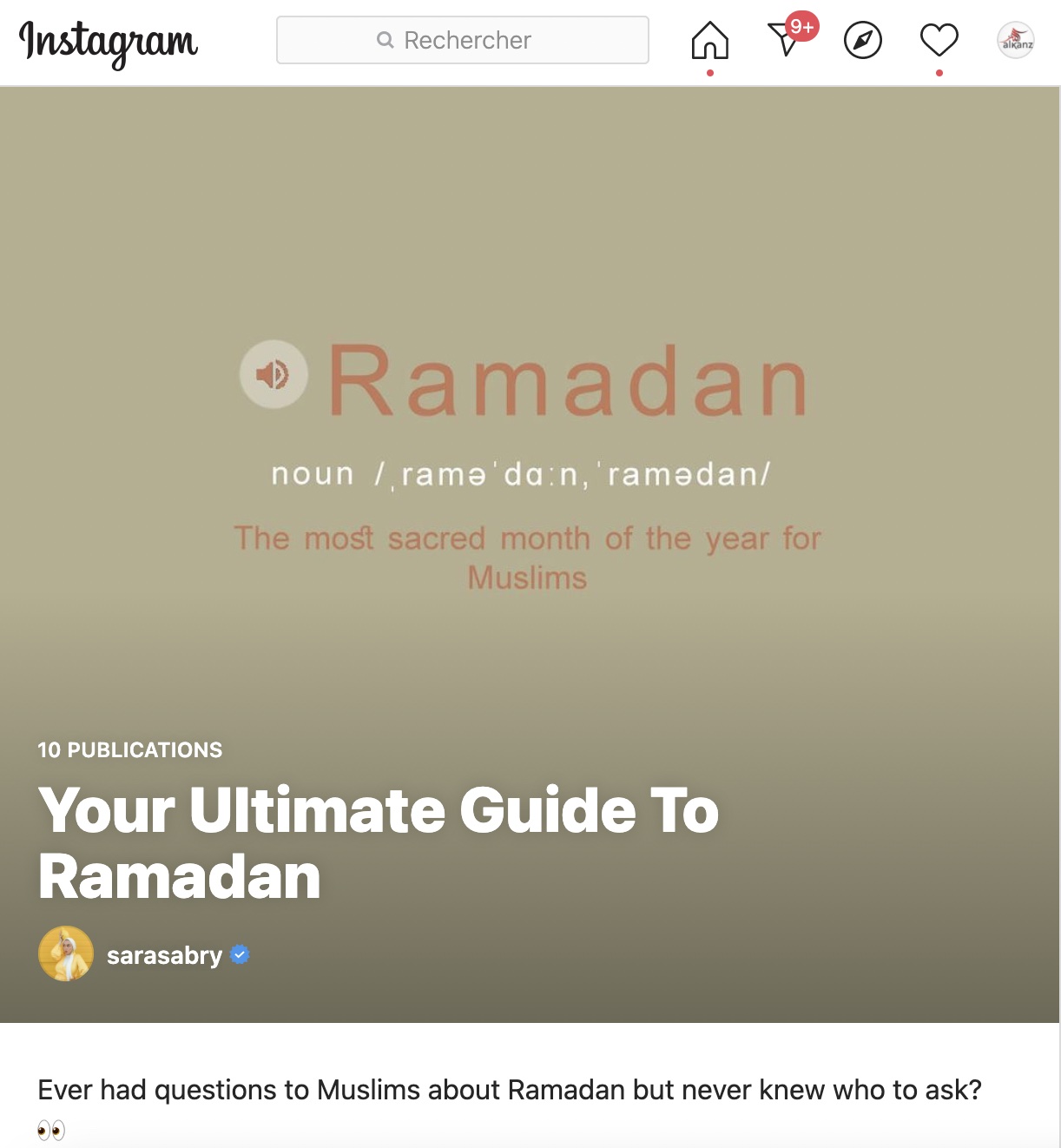 Instagram ramadan