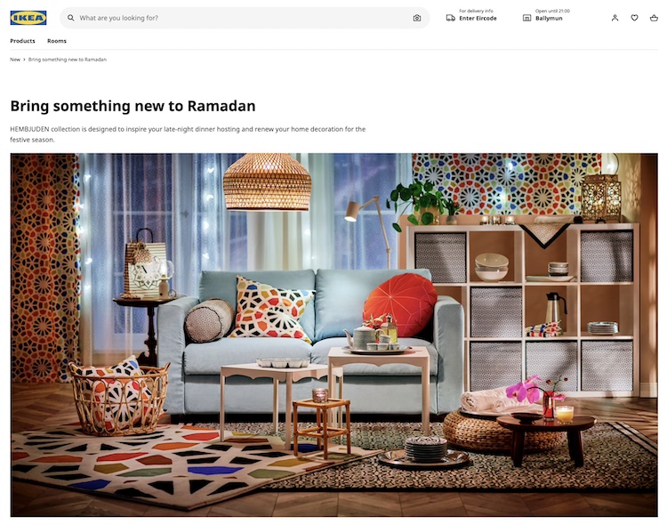 IKEA ramadan Irlande