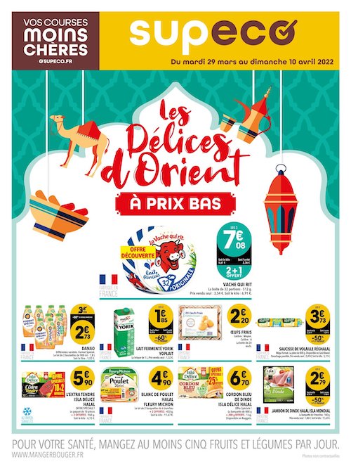 Catalogue ramadan 2022 Supéco groupe Carrefour les délices d'Orient