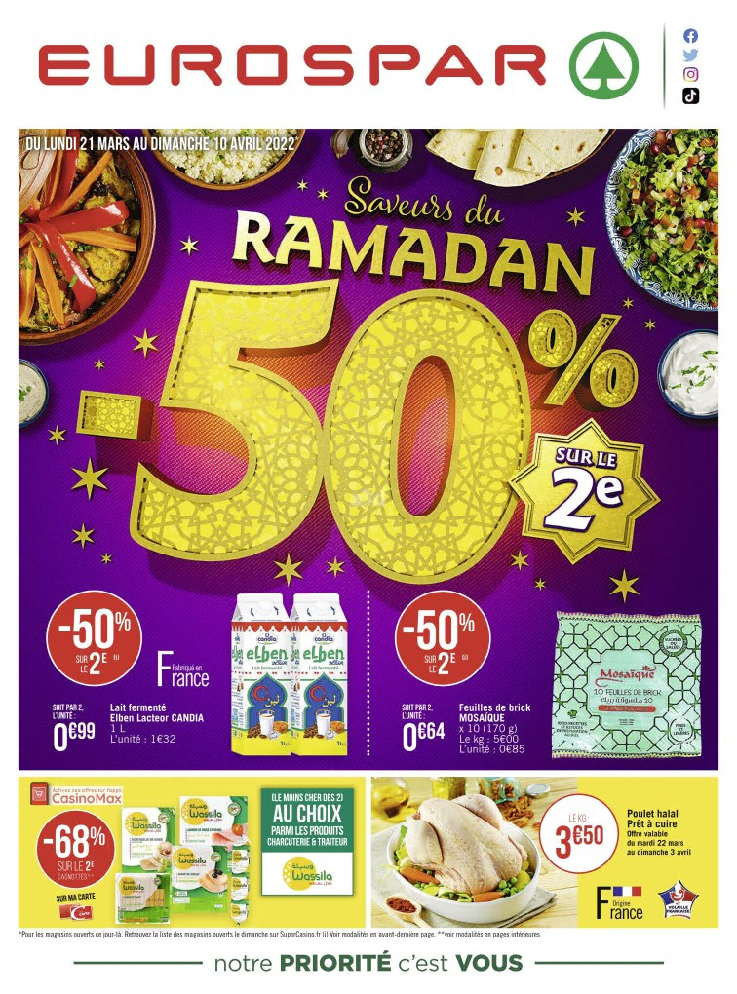 catalogue ramadan Eurospar groupe Casino