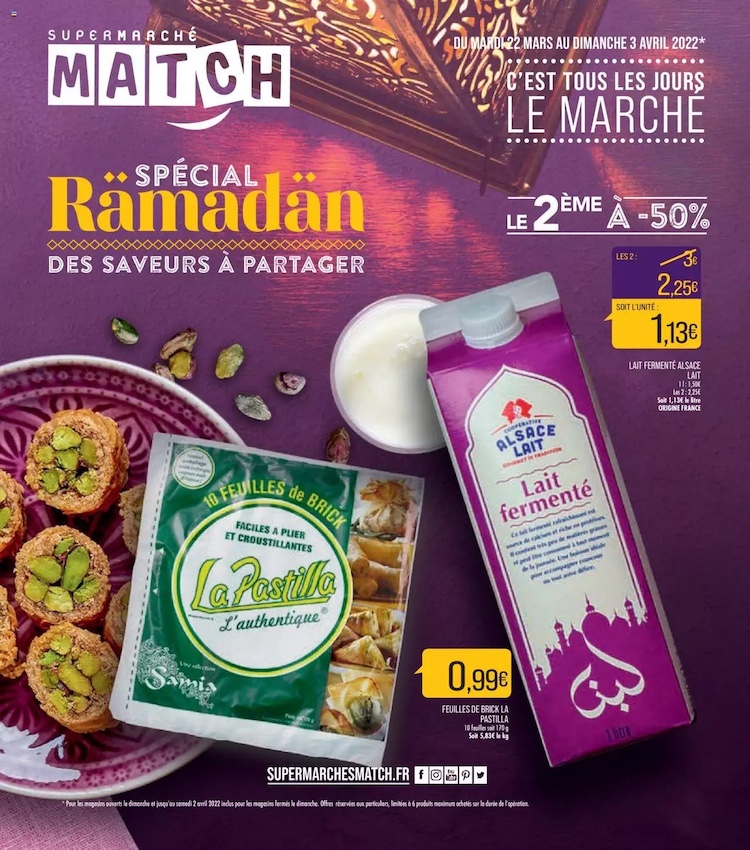 catalogue ramadan Supermarché Match