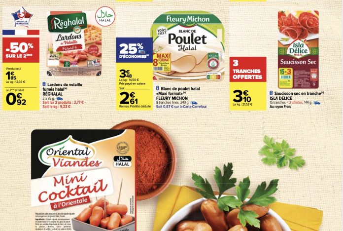 Catalogue Carrefour spécial halal