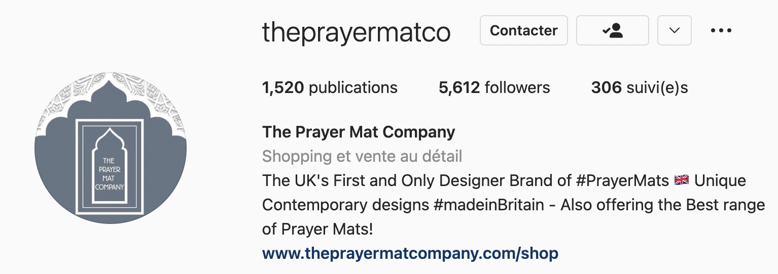 The Prayer Mat Company The Noor Lemon Prayer Mat