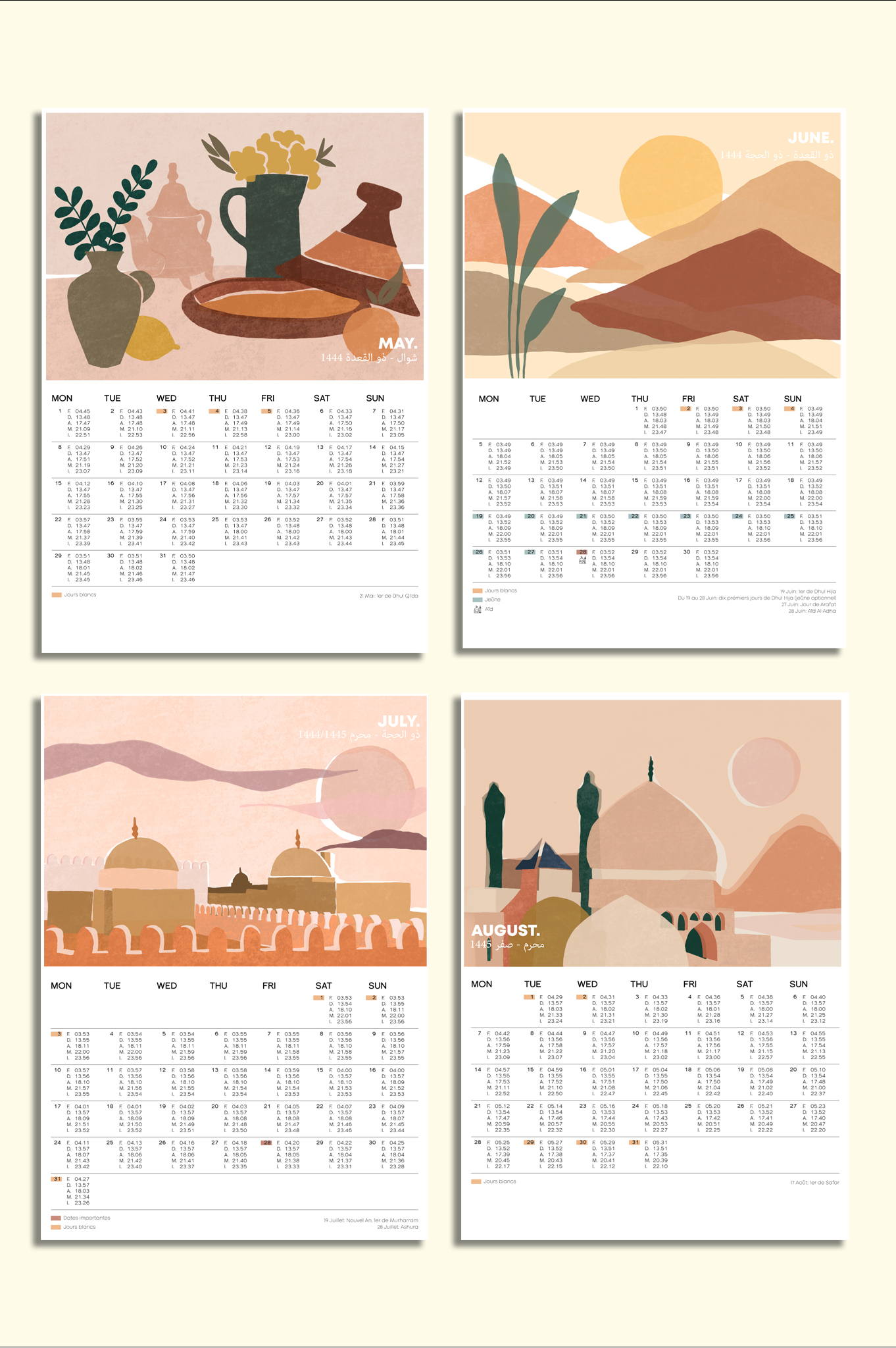 calendrier musulman - The Remembrance Shop 6