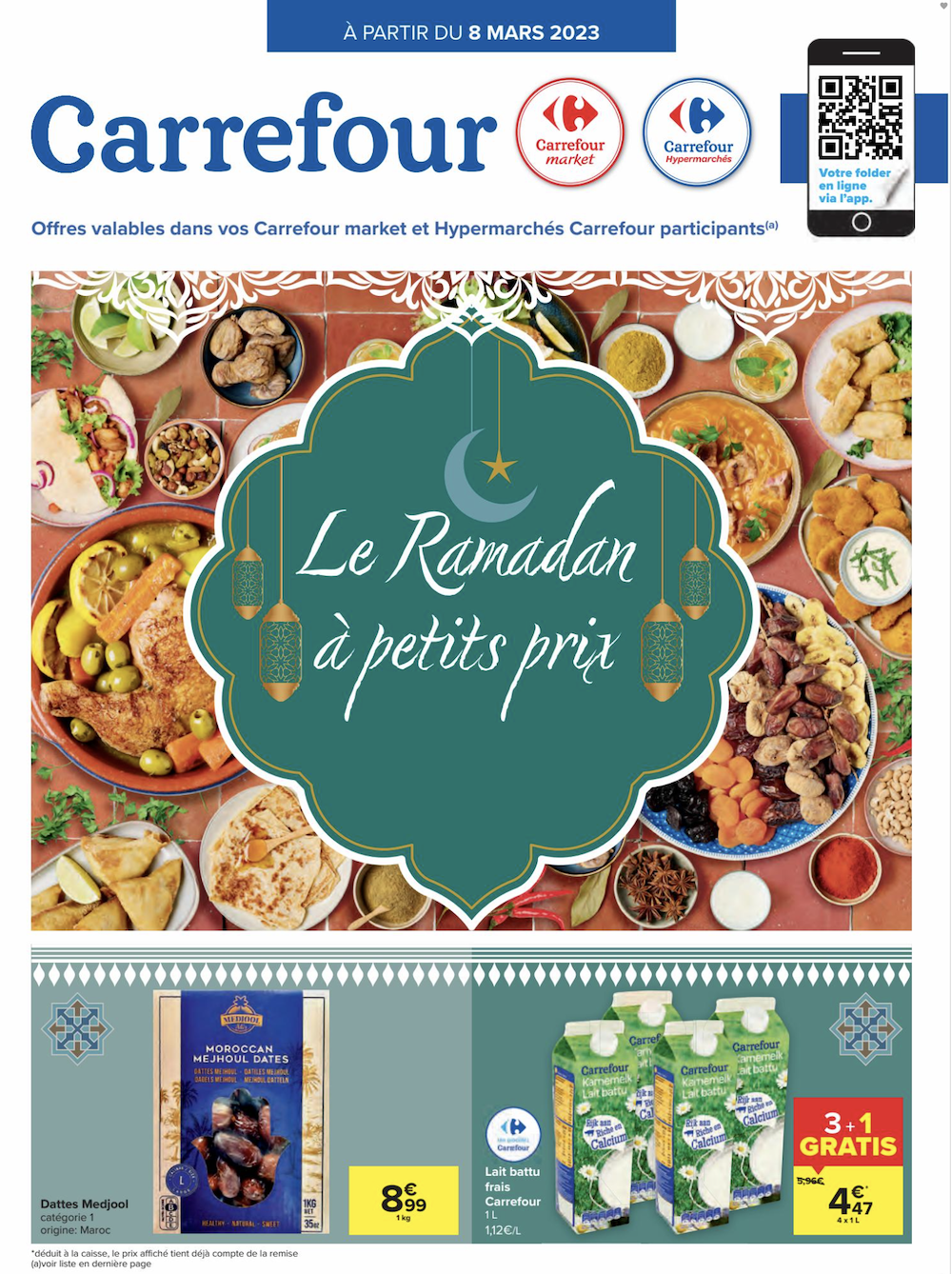 catalogue ramadan 2023 Carrefour Belgique